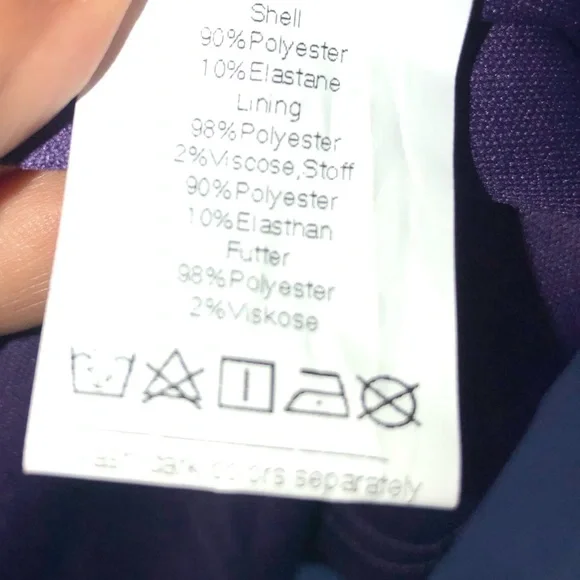 GRACE KARIN Women Medium Sleeveless One Shoulder Split Sequin Wrap Side Zip. - Picture 8 of 8